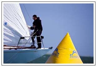 Weatherly Sailing in the Nantucket 12 Meter Class Regatta